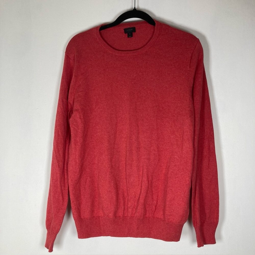 J. Crew Men’s Sweater S  Cotton Blend Raglan Crew Neck Pullover Long Sleeve